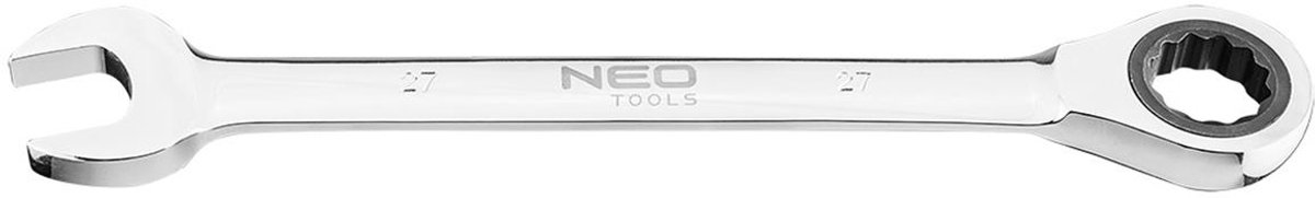 Neo Tools Steek/Ratelsleutel 27mm CrV Staal TUV M+T