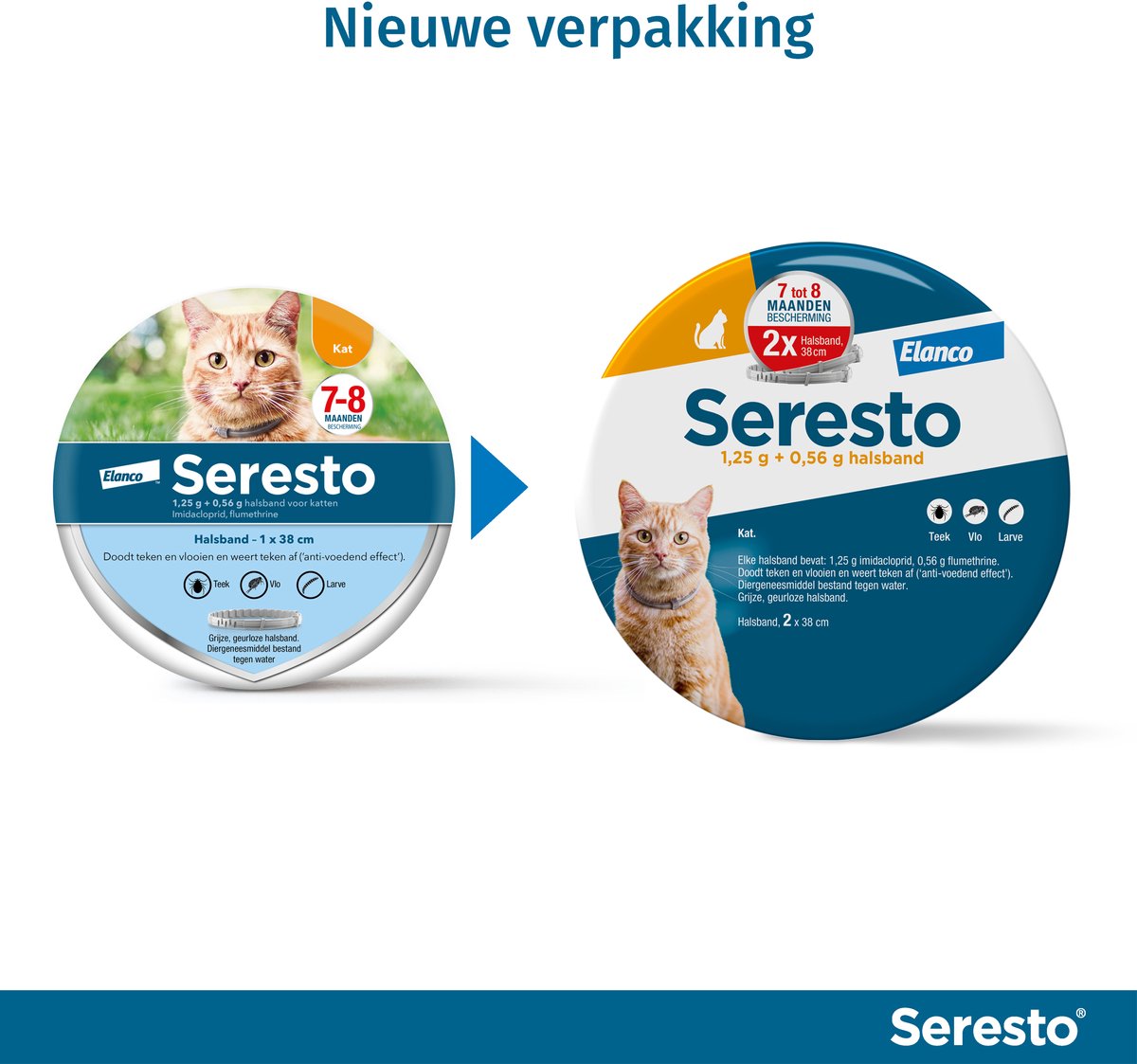 Seresto teken- en vlooienband kat 38 cm thumbnail 6