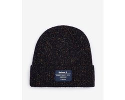 Barbour Eston Beanie Hat Dark Sand
