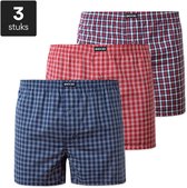 SNOCKS Heren Boxershorts 3-Pack, Losse Fit, Zacht Biologisch Katoen, Comfortbund, Duurzaam