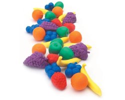 Edx Education Sorteer Figuren - Fruit thema voor kleuters - 108 stuks