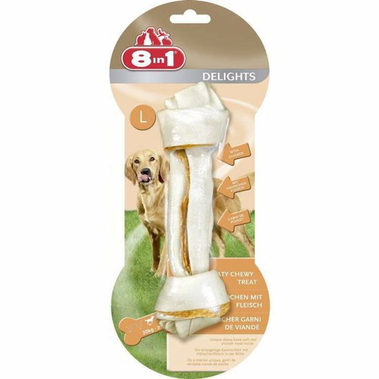 8in1 Delights Bone Kip L - 6 x - Voordeelverpakking