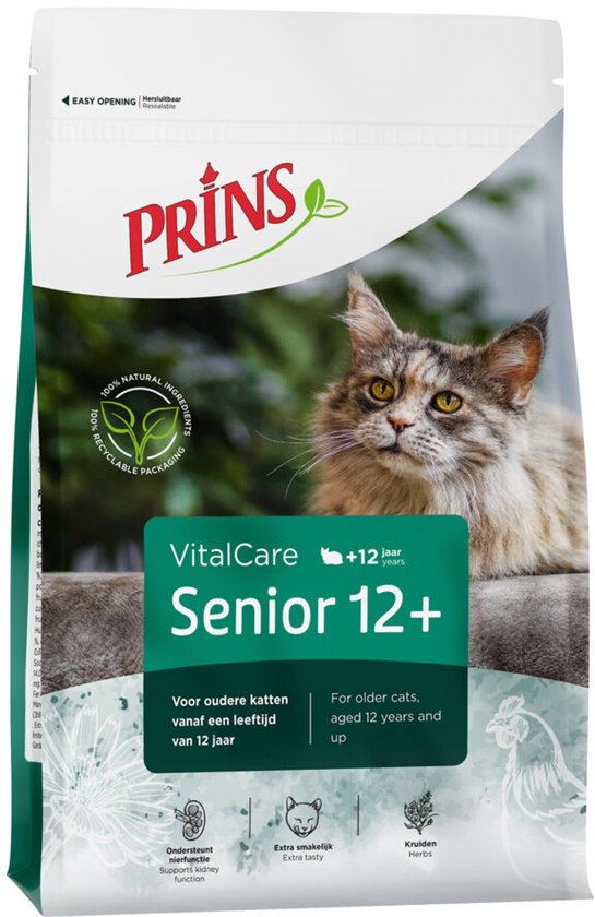 Prins VitalCare Senior 12+ 4kg - Kattenvoer