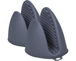 Siliconen ovenwanten verpakking van 2 | Keukenhandschoenen, ideale accessoires voor airfryers, duurzaam, hittebestendig, zacht, plakkerig, gemakkelijk te wassen.