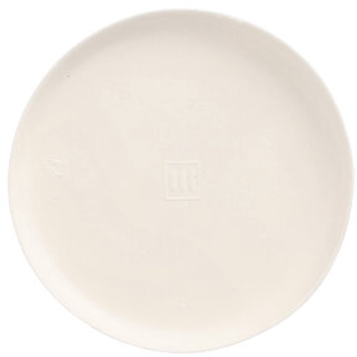 100 Borden Suikerriet pure rond Ø 9 cm · 1 cm wit Cella