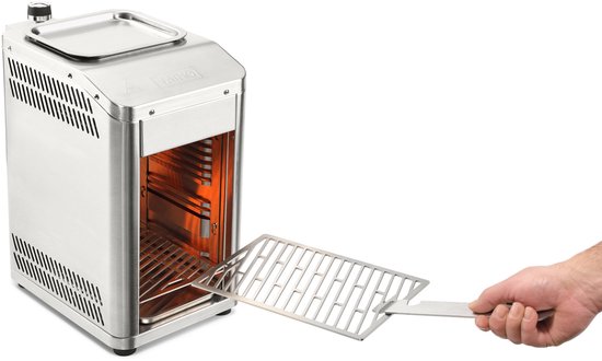 TAINO PRO Design top heat grill gas - steak grill 800 graden high performance grill roestvrij staal zilver — afbeelding 5