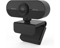 EXCITAT Camera – met microfoon – Webcam – Verstelbaar – Geschikt voor thuis, school, kantoor – Zwart
