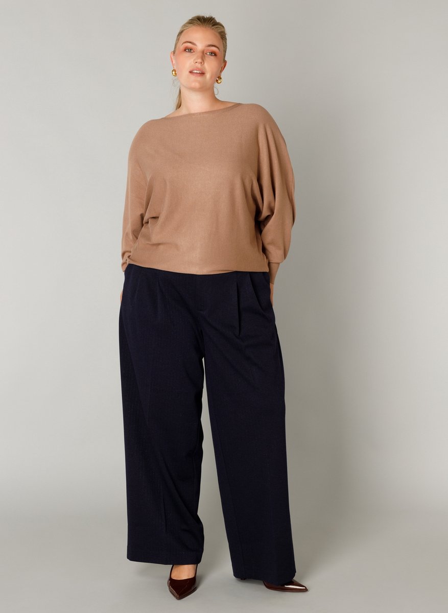 YEST CURVE Roel Essential Tops - Cashew Brown - maat 2(50)