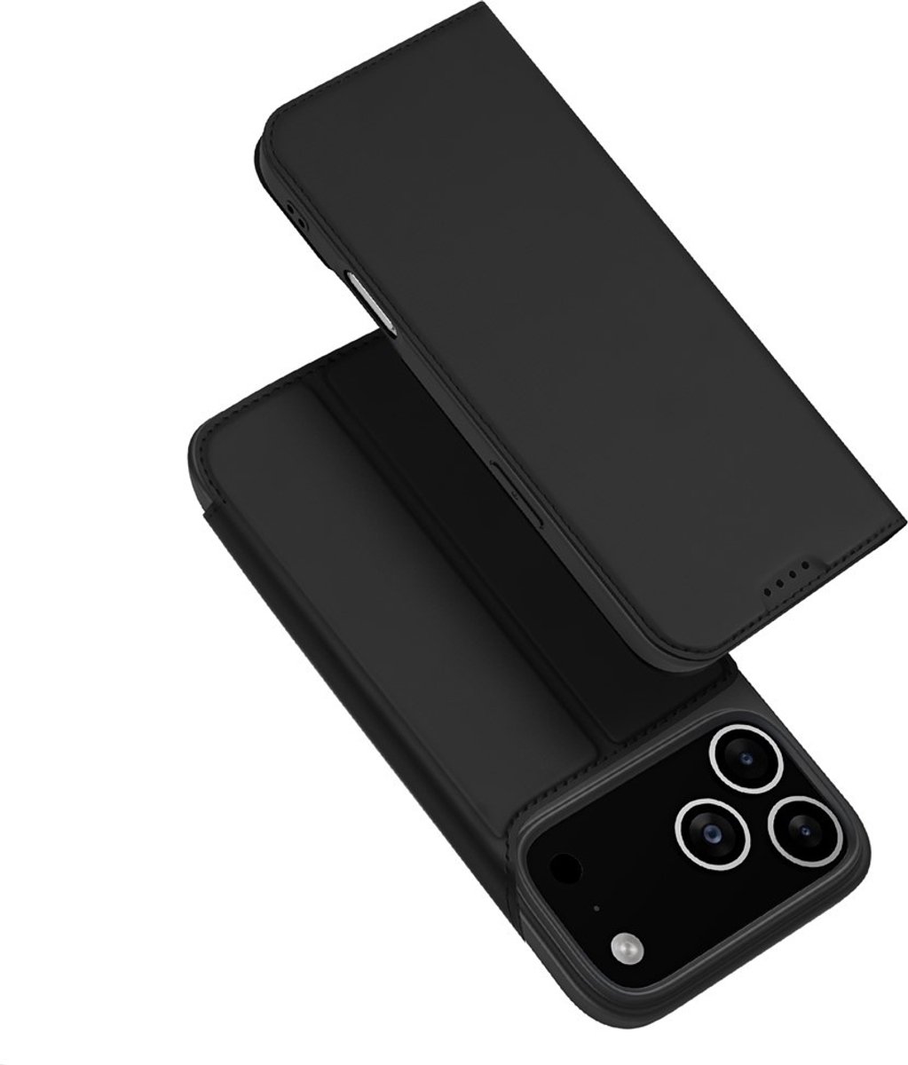 Dux Ducis Geschikt voor iPhone 17 Pro hoesje - Slim bookcase - Zwart