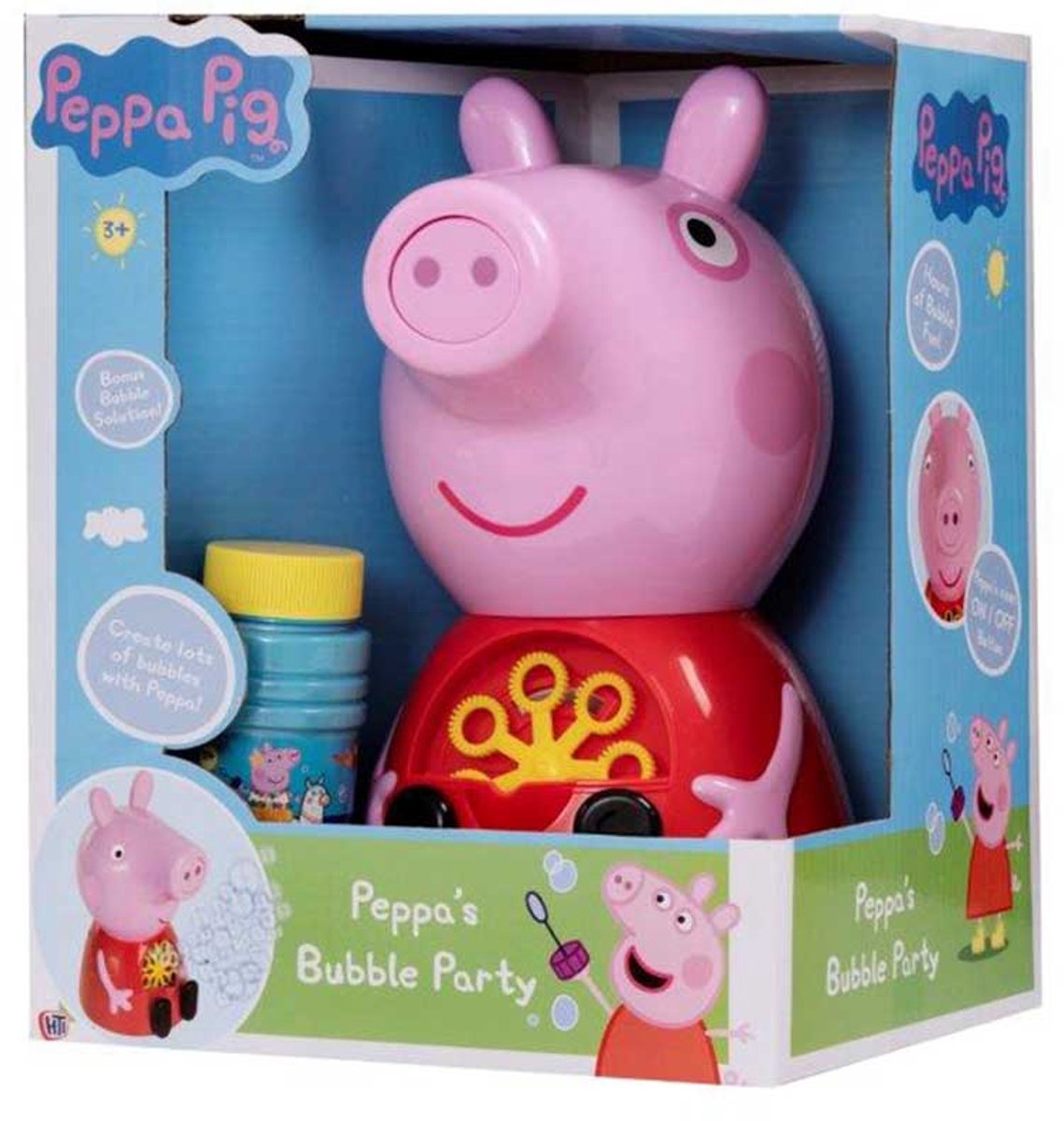 HTI Peppa Pig bellenblaasmachine speelgoed voor buiten en binnen.
