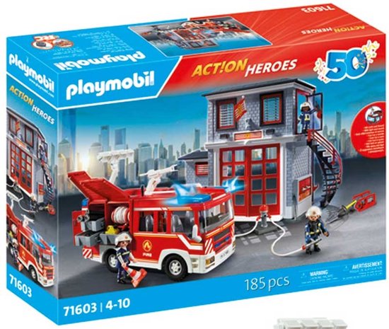PLAYMOBIL Action Heroes 50YR Brandweer megaset - 71603