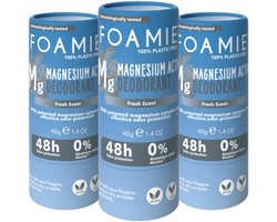 Foamie - Deodorant Stick Refresh - 3 x 40 gr - Voordeelverpakking