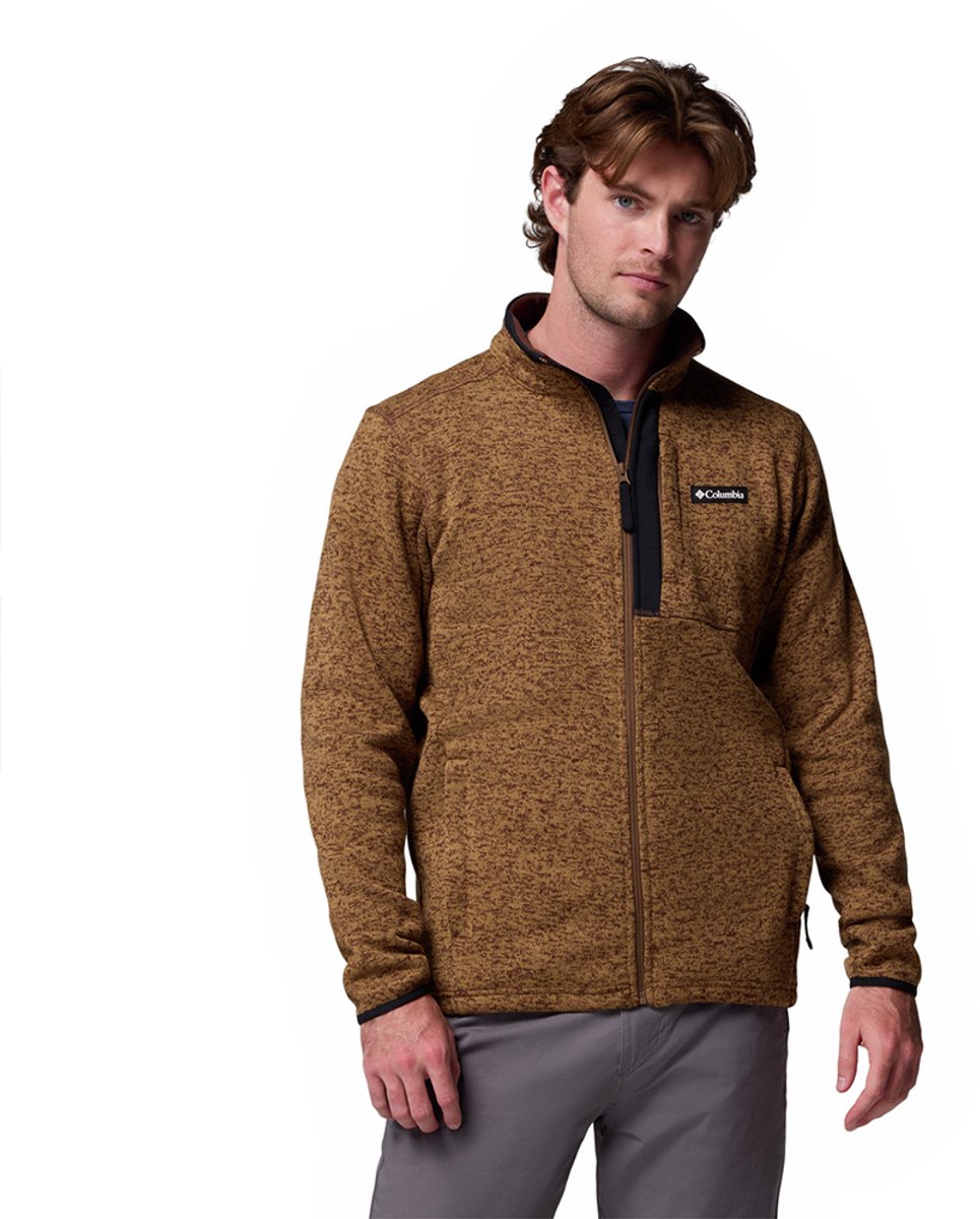 Columbia Sweater Weather™ Fleece Met Volledige Rits Bruin 2XL Man