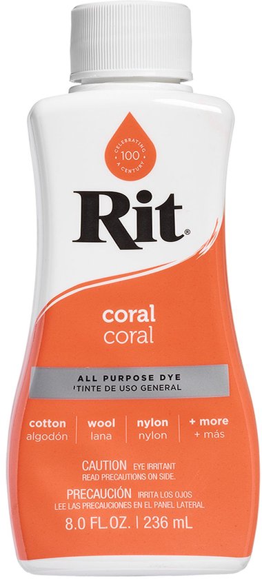 Rit Liquid Dye Coral