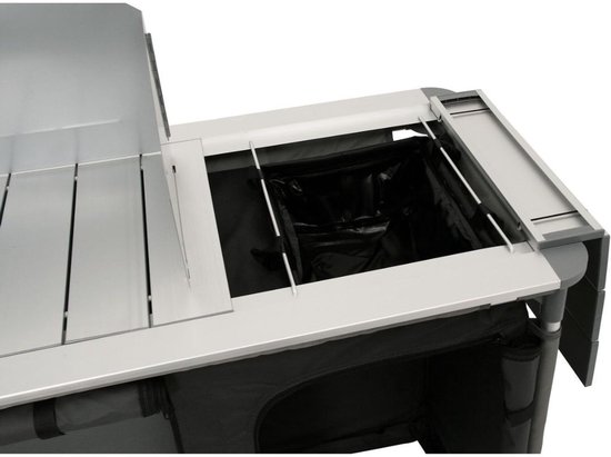 CLVP® Campingkeuken - Kampeerkast - Kampeerkeuken - Opvouwbaar - Inklapbaar - Zwart — afbeelding 3
