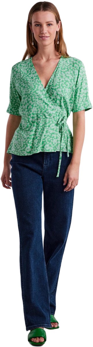 Pieces Dames-/Meisjesblouse Iers Groen