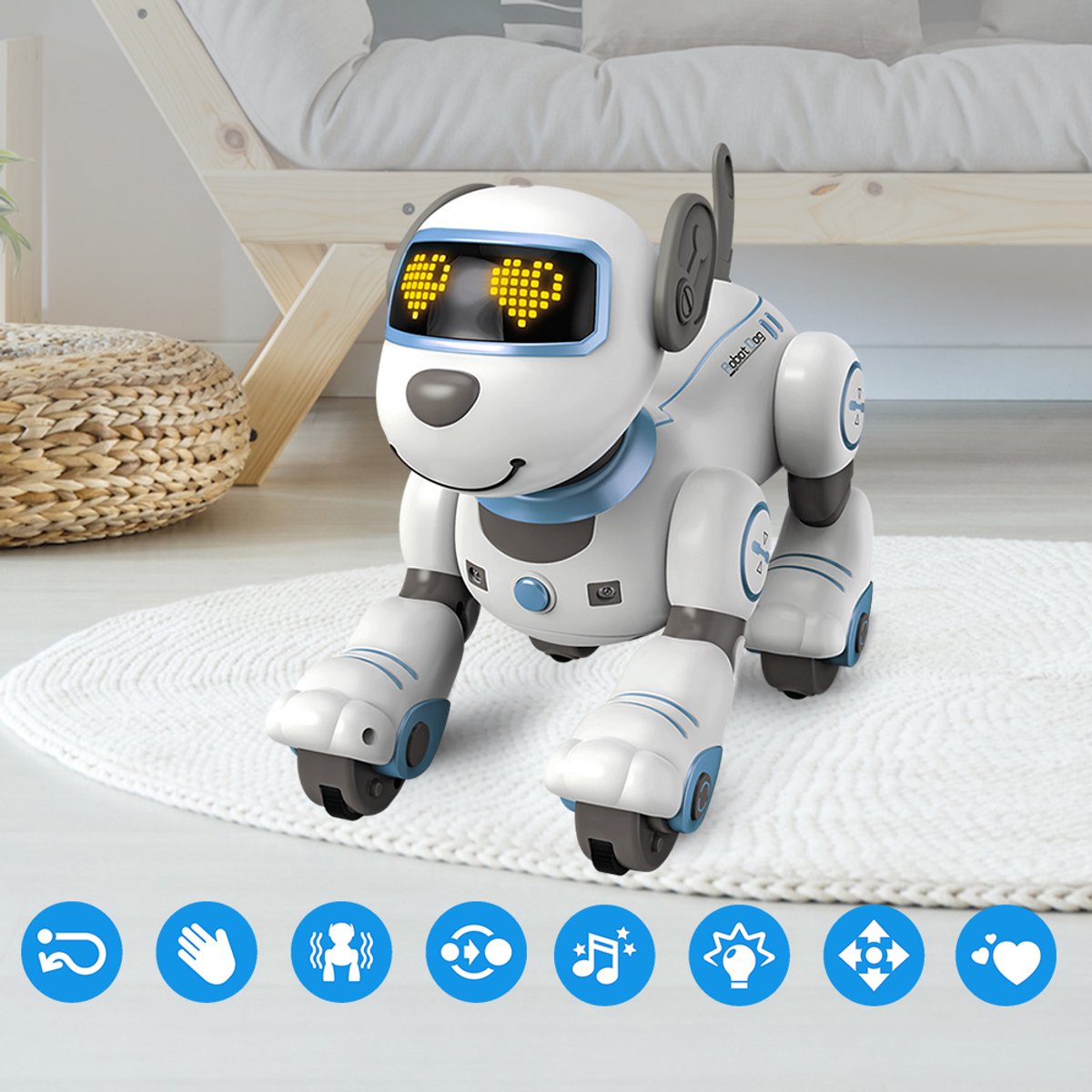 VATOS Roboter Spielzeug für Kinder ab 3-12 Jahre - Ferngesteuerter Roboter, Gestensteuerung Programmierbare RC Roboter Spielzeug Dancing Walking Smart Robot Jungen Mädchen Geburtstag Geschenk