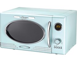 Melissa Vrijstaande Solo-Magnetron met Grill - 23 liter - 800W - Retro - 16330131 - Blauw