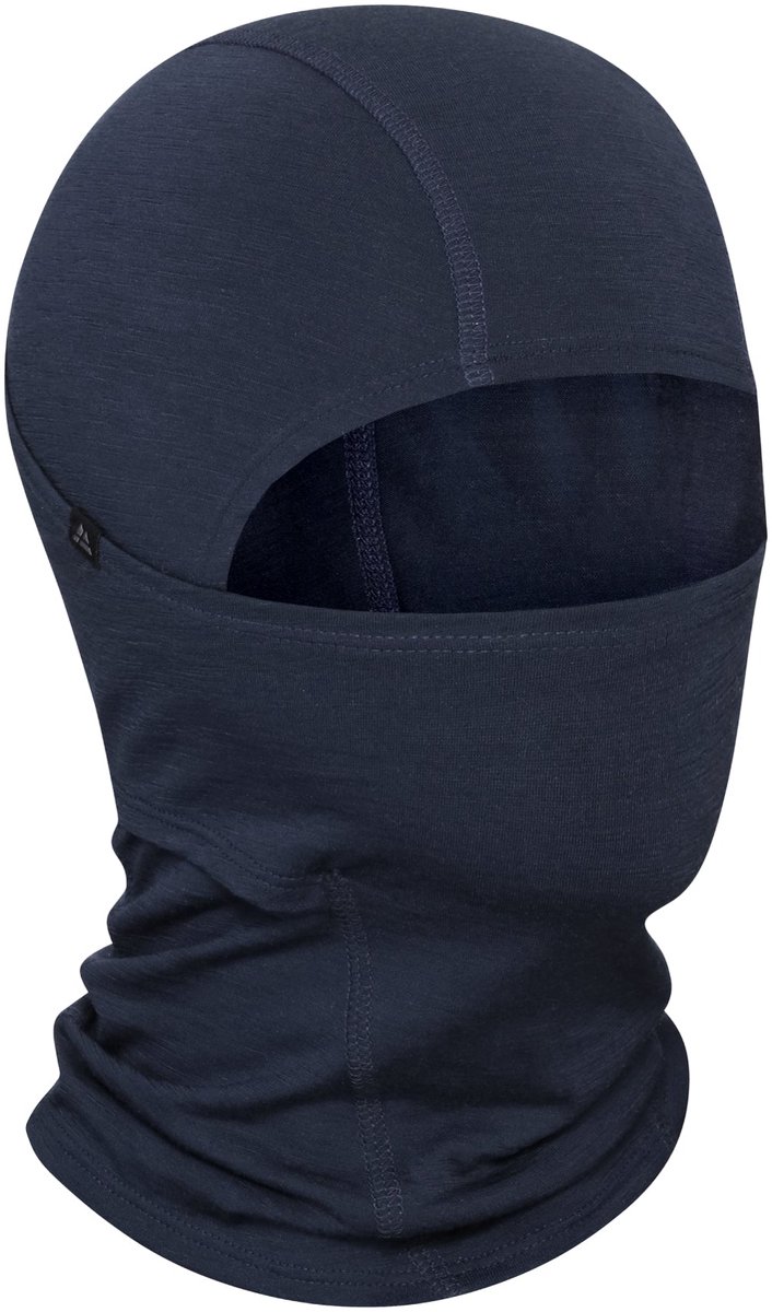 DANISH ENDURANCE Merinowol Balaclava Lichtgewicht Sjaal Functioneel Gezichtsmasker Unisex Donker /M Blauw