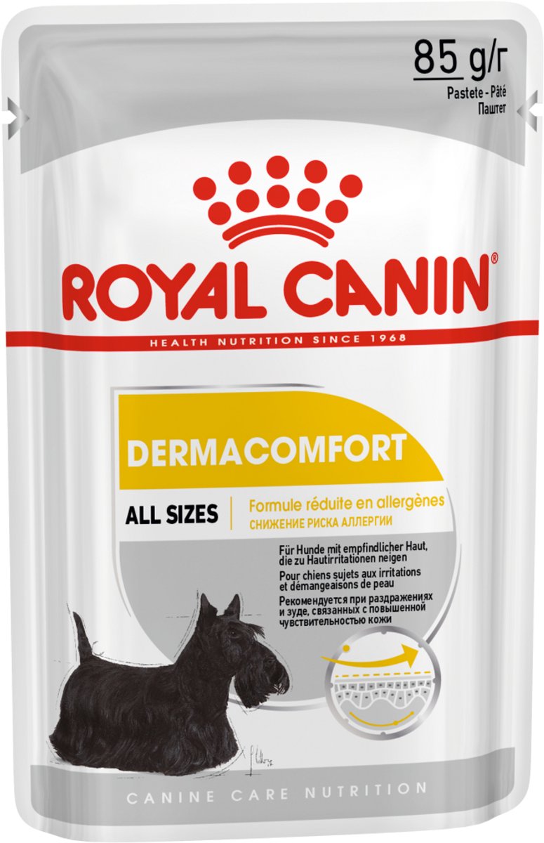 12x85g Dermacomfort Royal Canin Care Nutrition Hondenvoer