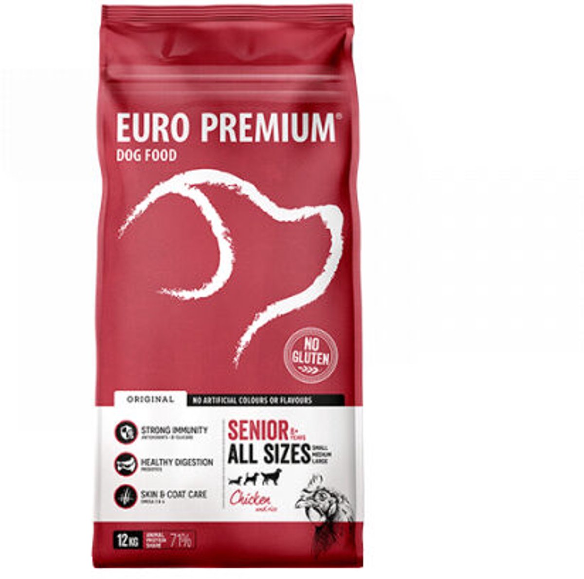 Euro Premium Euro Premium Senior - Chicken & Rice - 2 x 12kg