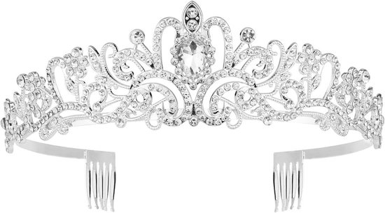 Yuannee Bruidskroon, Prinses Kroon Zilver Tiara
