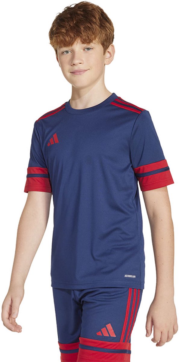Adidas Squadra 25 T-shirt Met Korte Mouwen 5-6 Years Kinderen Marineblauw