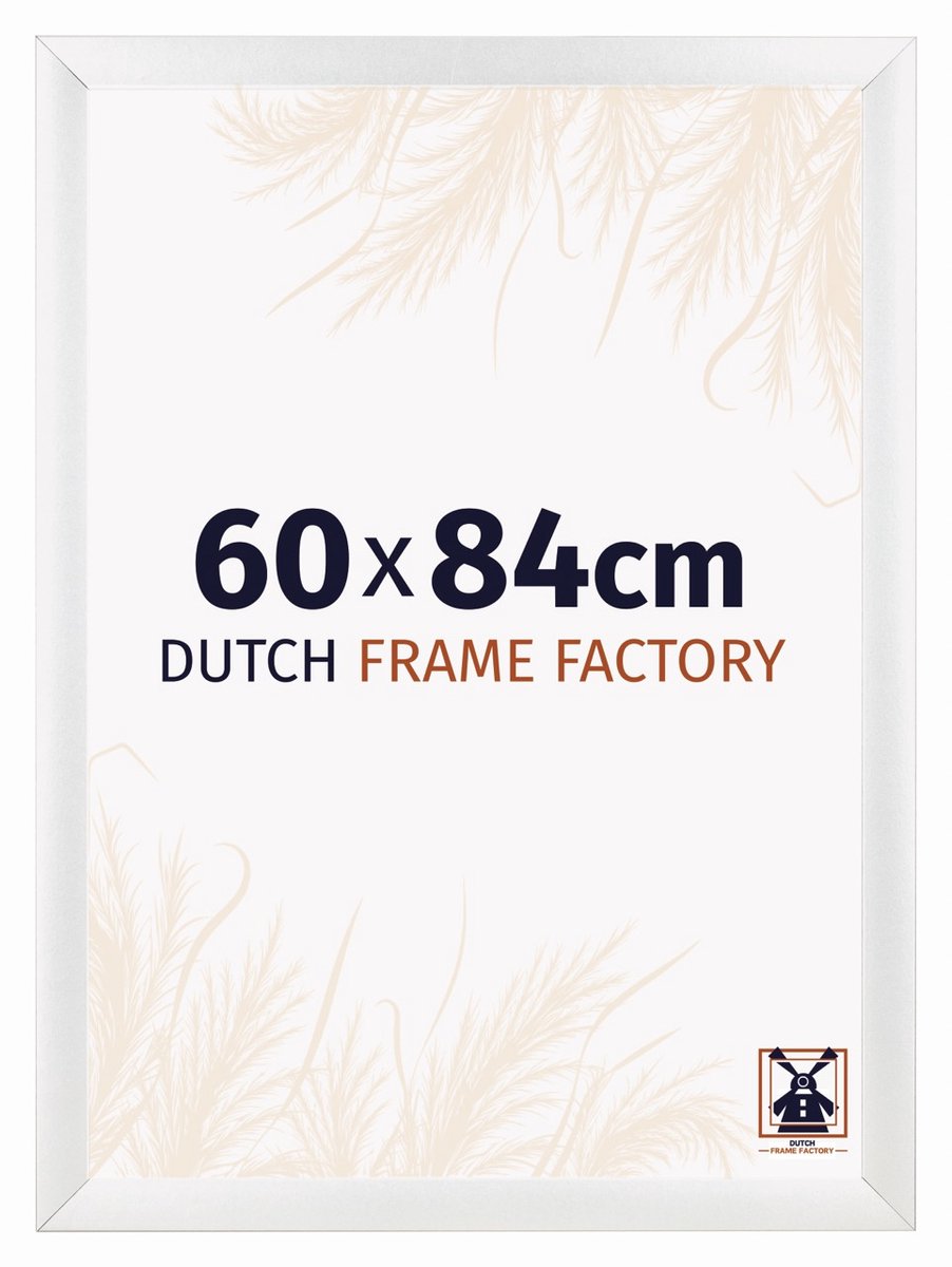Dutch Frame Factory Fotolijst 60x84 cm - MDF - Wit Hoogglans - Praag
