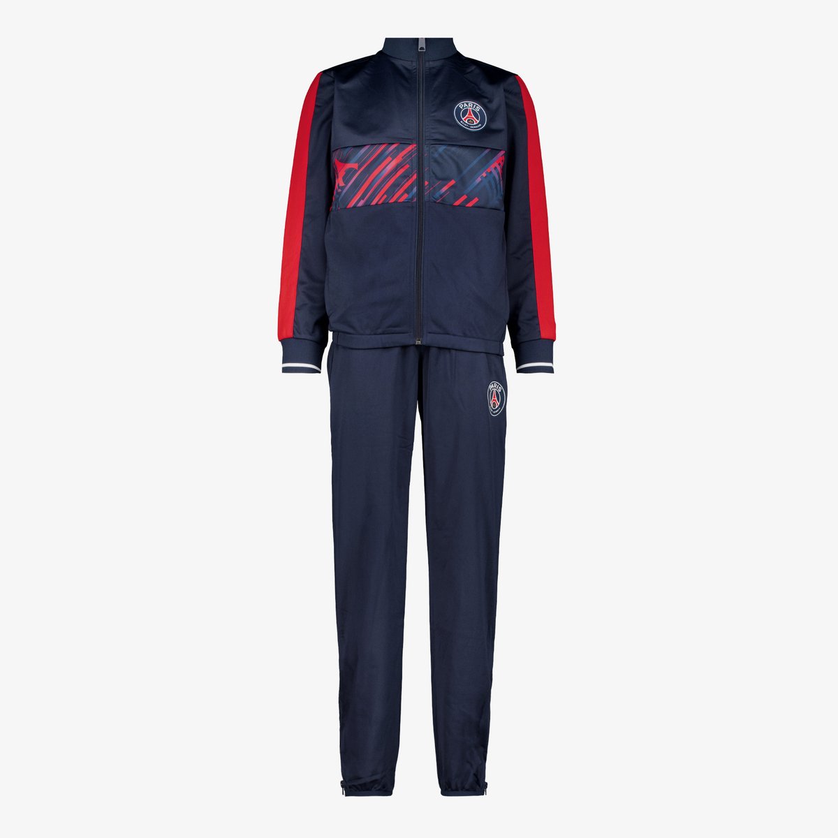 PSG kinder trainingspak blauw rood - Maat 152