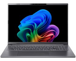 "Acer Aspire 16 AI A16-52M-51J5 Copilot+ PC Intel Core Ultra 5 226V Laptop 40,6 cm (16"") WUXGA 16 GB LPDDR5x-SDRAM 512 GB SSD Wi-Fi 7 (802.11be) Windows 11 Home Grijs"