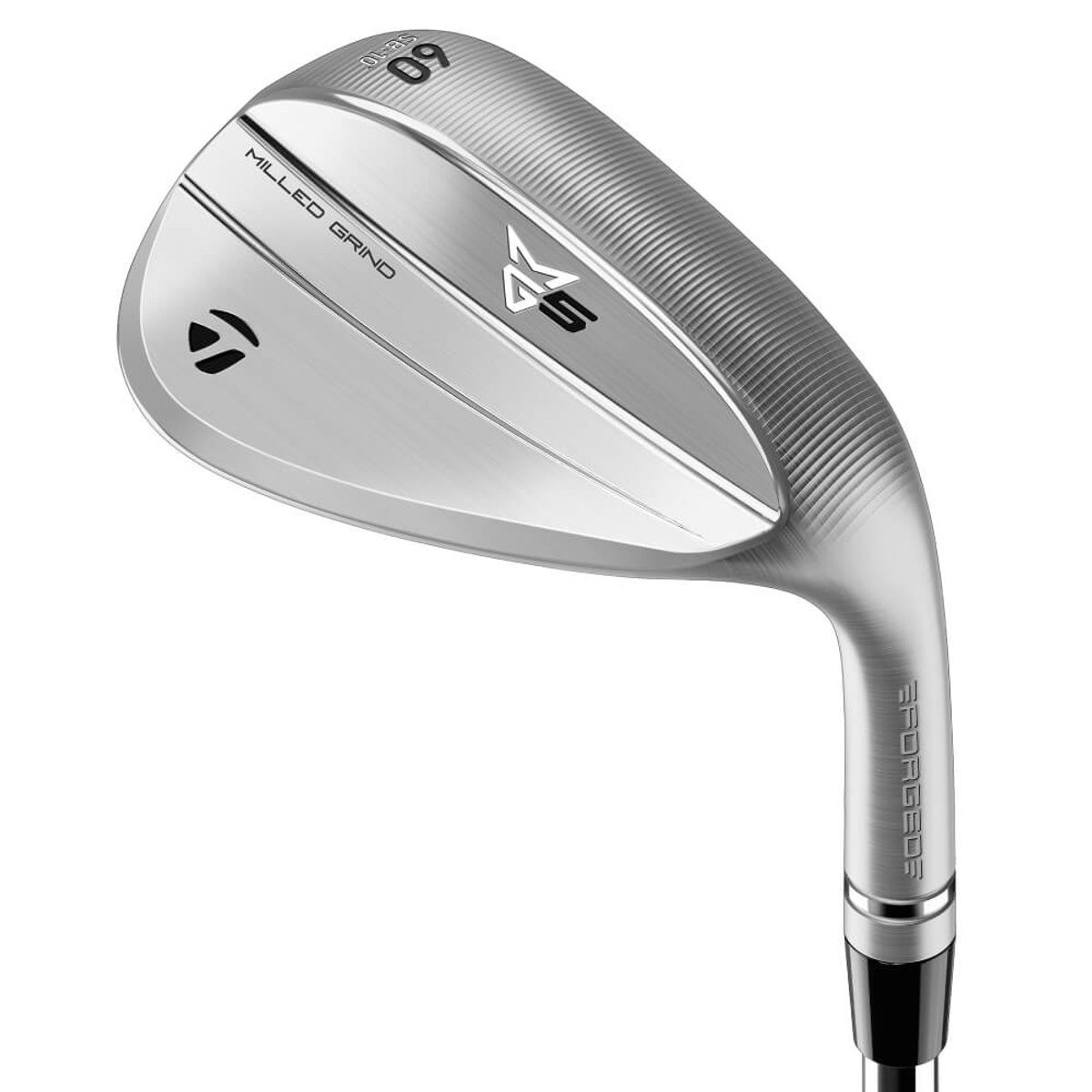TaylorMade Milled Grind 5 Wedge (steel shaft) 2025 - Chrome | Rechtshandig | | 48° Loft | 09° Bounce