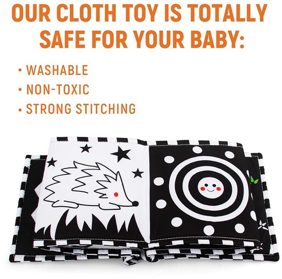 3 Stuks Buikligtrainer Baby - Knisperboekje Baby - Baby speelgoed 6 maanden - Educatief Speelgoed - Tummy Time - Montessori - Sensorisch (Lieveheersbeestje + Uil + Krab) van Ariko — afbeelding 2