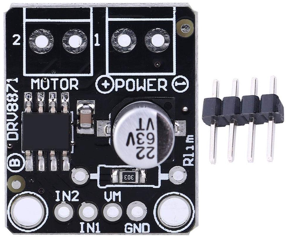DRV8871 voor H-brug, DC-motorbesturingsmodule, 3,6 A PWM-besturingsmodule, DC6,5-45 V