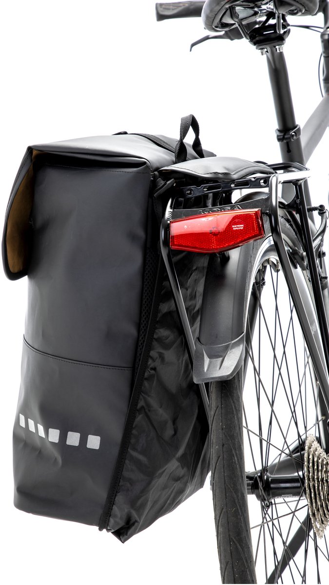 New Looxs Odense Backpack - Fietsrugzak - Rugzak met Laptop Compartiment - Fietstas van Waterdicht Polyester - 15 inch - Zwart van New Looxs — afbeelding 4
