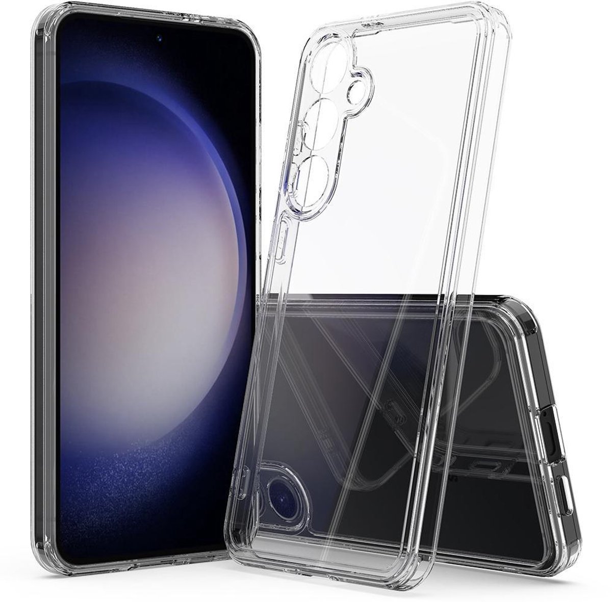 Mobigear Doorzichtig Hoesje geschikt voor Samsung Galaxy S25 FE Telefoonhoesje Flexibel TPU | Mobigear Crystal Backcover | Doorzichtig Telefoonhoesje Galaxy S25 FE | Galaxy S25 FE Case | Back Cover - Transparant