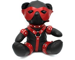 Kiotos Leather - EDDY de BDSM Teddybeer - Red Spankee - Leder