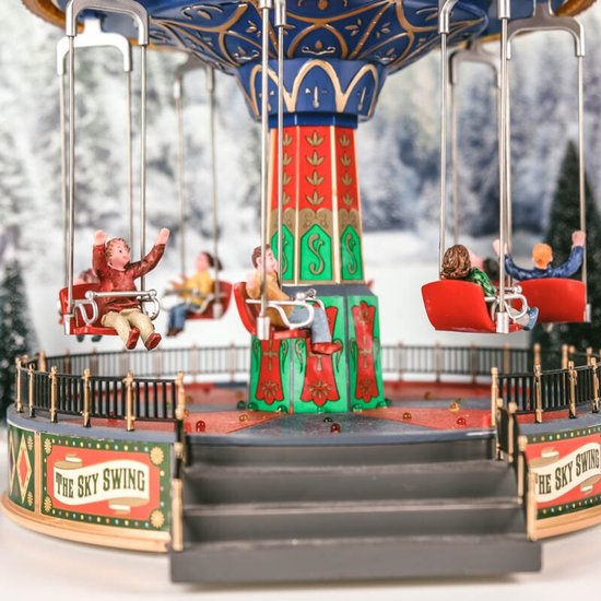 Lemax The Sky Swing - Kersthuisje met 4.5v Adaptor - 27 cm | bol