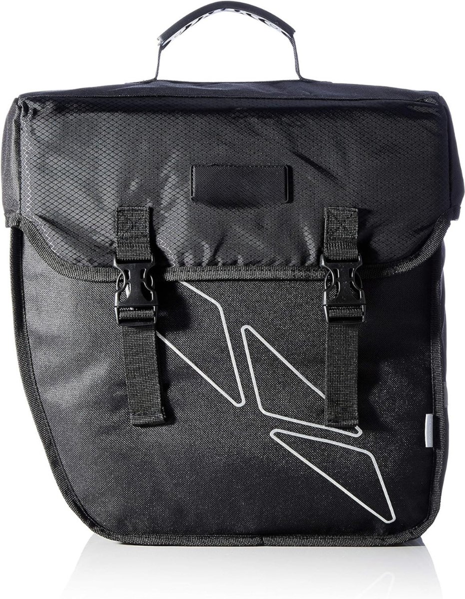 Solacis Fietstas enkel - Enkele fietstas waterdicht - Fietstas achter - Bagagedrager - Fietsaccessoires - Fietsen - School - Werk - Boodschappen - Must have!