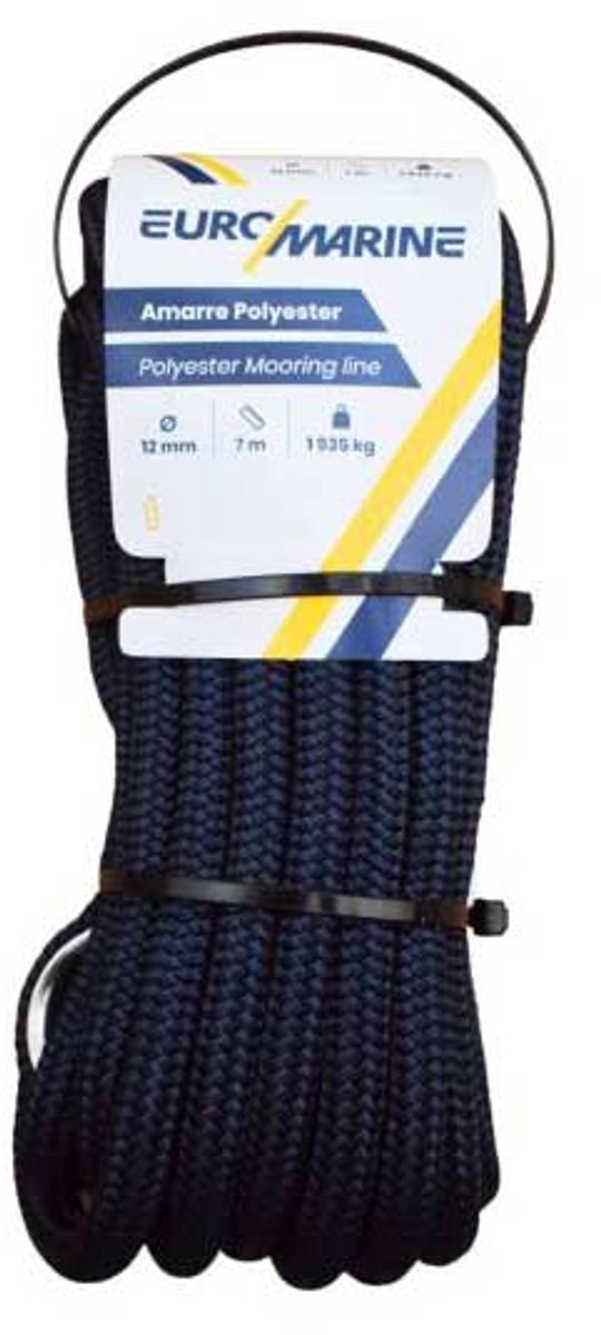 Euromarine Polyester Touw 7 M Blauw 12 mm