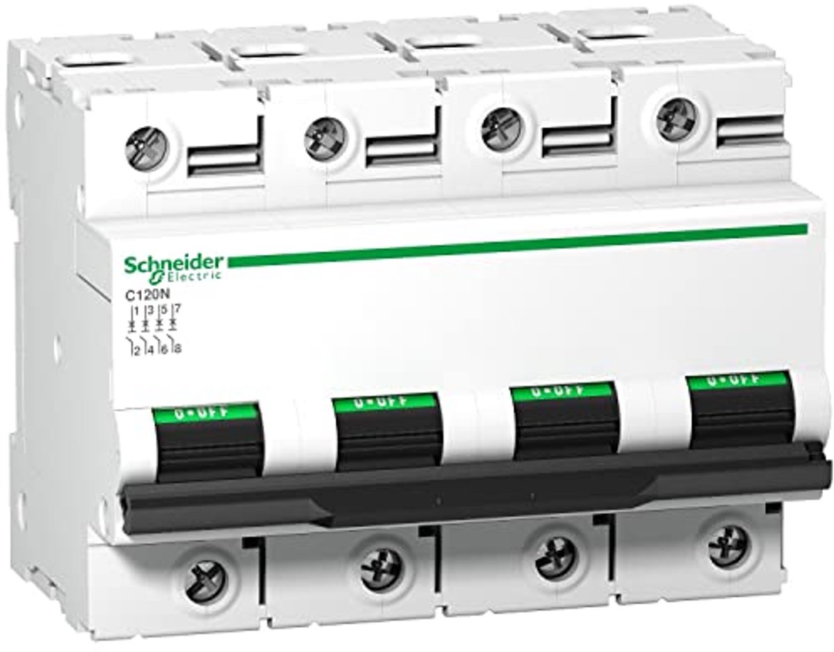 Stroomonderbreker 4P 100A C-curve voor optimale beveiliging