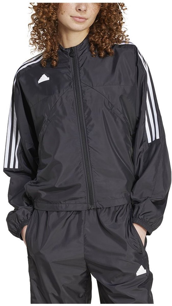 Adidas Tiro Cut 3 Stripes Summer Woven Trainingsjack Vrouw Zwart
