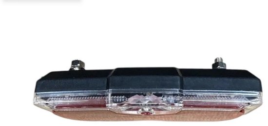Rieba® Fiets Achterlicht - LED Fietsverlichting - 80 mm - Inclusief Batterijen - Verlichting Bagagedrager - Fietslamp - Achterlamp - Rood — afbeelding 4