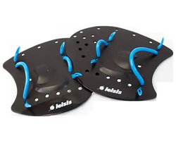 Leisis Grote Handzwempaddles Blauw 24 x 21 cm