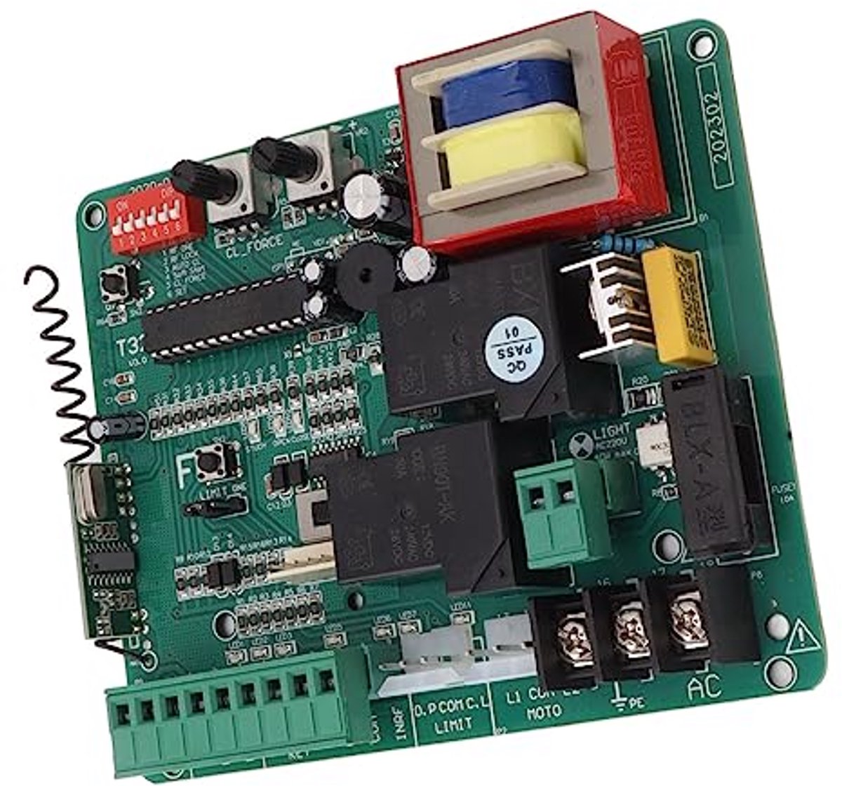 Schuifdeur motor besturingskaart met externe schakelaar en LED-display - 220 V