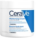 Witte pot CeraVe Moisturising Cream 454g, met blauw en wit label.