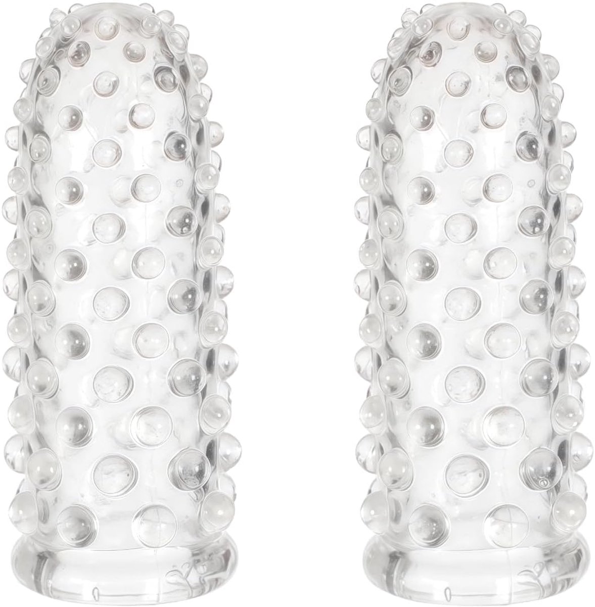 Zachte siliconen vingervibratorhoes voor koppels, herbruikbare vingerdildo, clitoris- en anaalspeeltje voor het masseren van de G-spot, seksspeeltje voor volwassenen