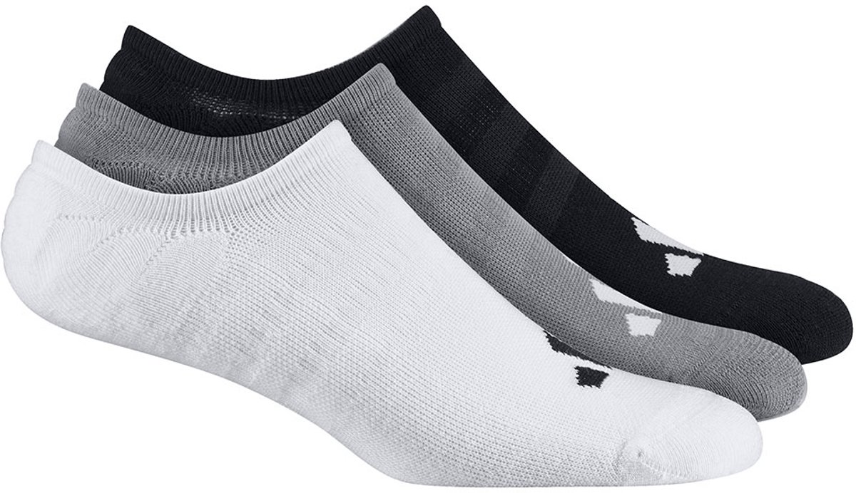 Adidas Ji9115 Onzichtbare Sokken 3 Eenheden Veelkleurig Man Zwart