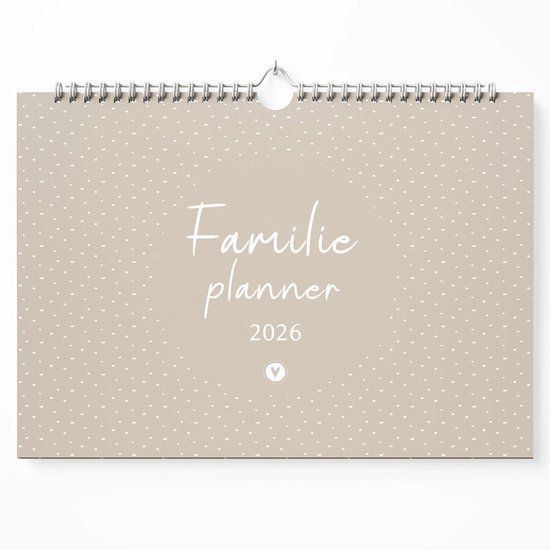 Fyllbooks - Calendrier familial 2025 - Universel - Format A4 - Zwart et Wit