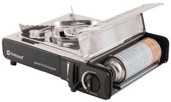 Outwell Appetizer Solo Gasguard Gascampingkeuken Zilver van Merkloos — afbeelding 2