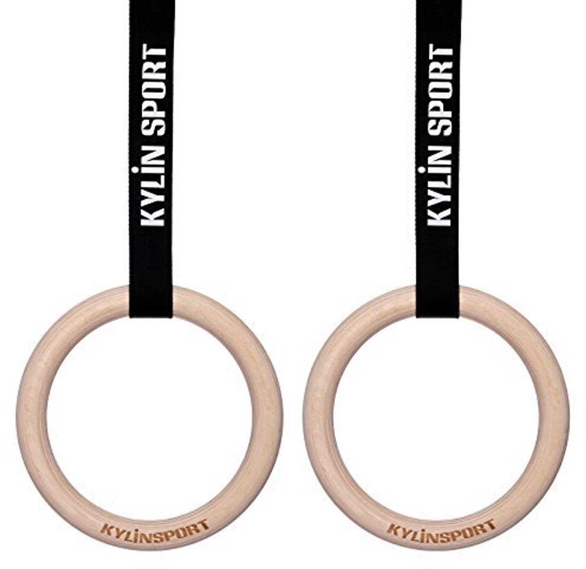 Verstelbare Gymnastiek Ringen van Hout - 28 mm - Perfect voor Krachttraining en Crossfit